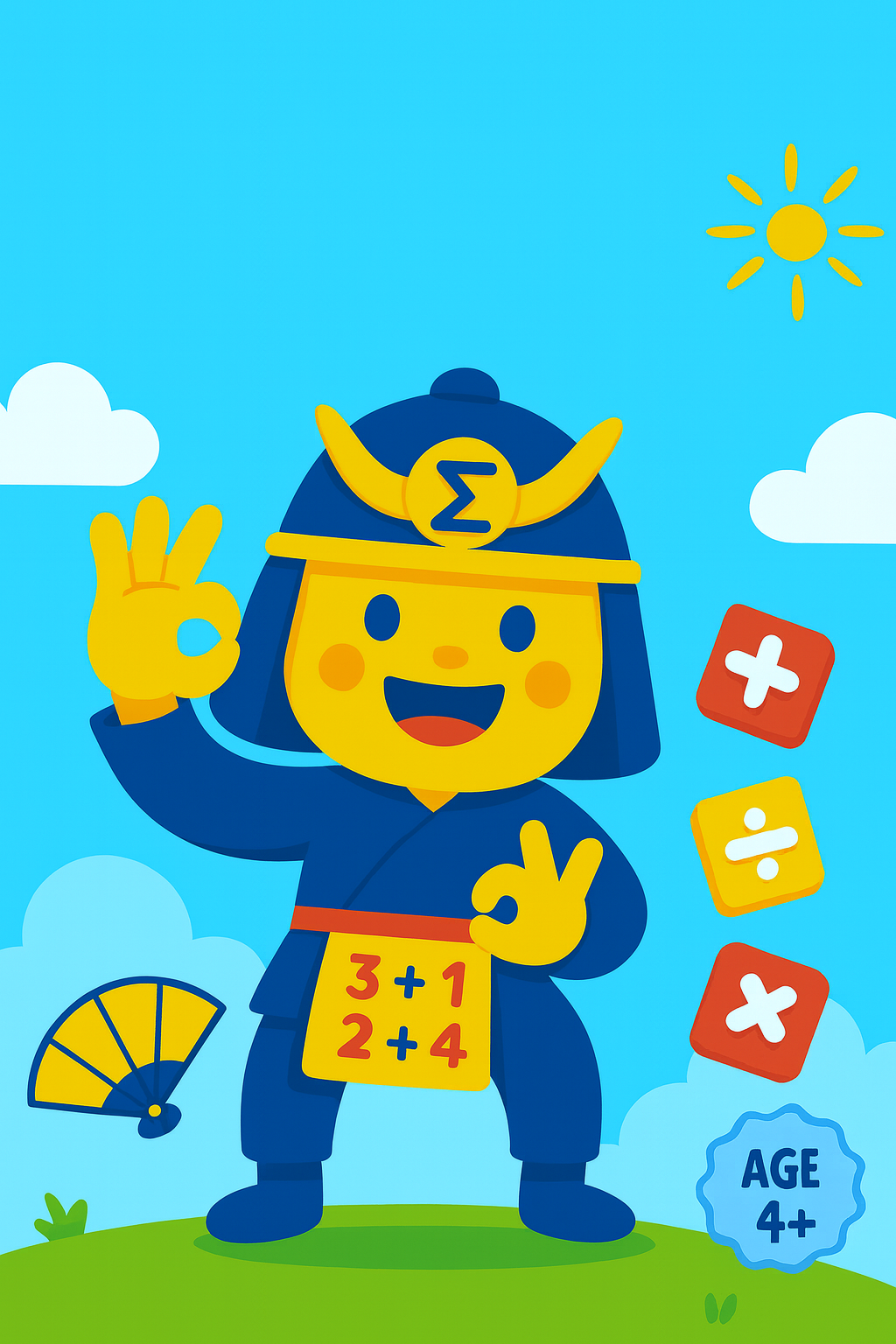 Sumurai Kids - Maths (Addition) Worksheets for Early Learners